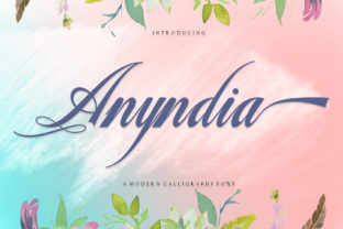 Anyndia: A Modern Script Font for Editorial Elegance