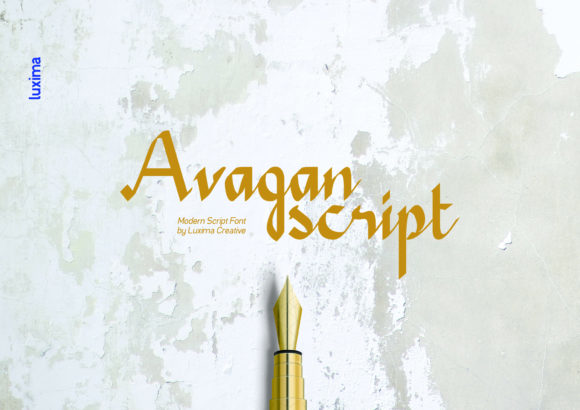 Avagan: A Modern Script Font for Polished Web Design