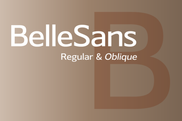 Belle Sans Regular and Oblique for Modern Web Design
