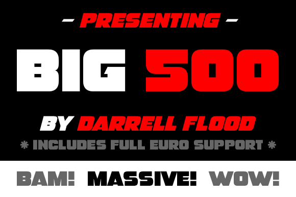 Big 500: A Bold Sans Serif for Modern Design Projects
