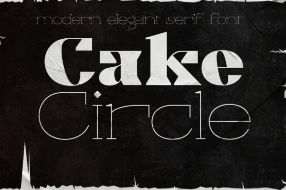 Cake Circle Serif Font for Bold Branding