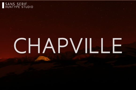 Chapville: A Modern Sans Serif Font for Web Design
