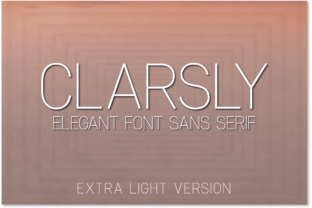 Clarsly Extra Light for Professional Branding