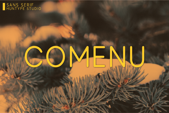 Comenu: A Modern Sans Serif Font for Branding Projects
