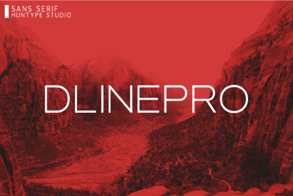 Dlinepro: A Modern Sans Serif Font for Campaign Design
