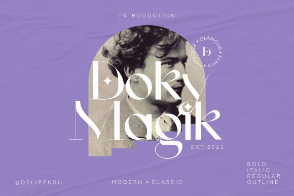 Doky Magik Serif Font for Web Design