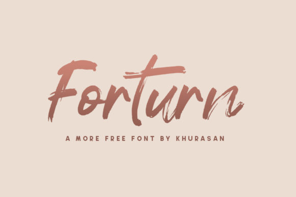 Forturn: A Modern Handwritten Font for Editorial Design