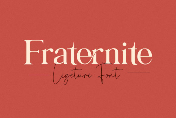 Fraternite: A Modern Serif Font for Digital Branding