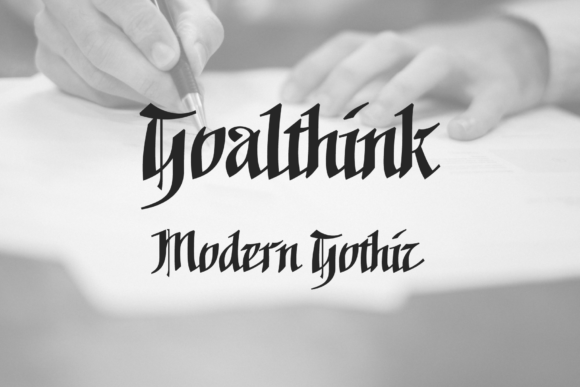 Goalthink Font for Modern Web Design