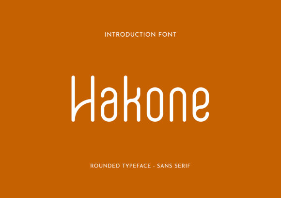 Hakone Sans Serif Font for Clean Editorial Design