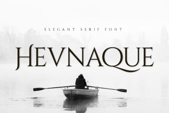 Hevnaque: A Modern Serif Font for Digital Branding