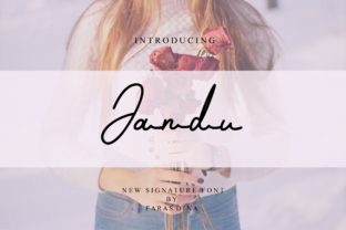 Jandu Signature: A Modern Handwritten Font for Editorial Design