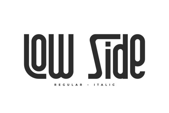 Low Side: A Modern Sans Serif Font for Editorial Design