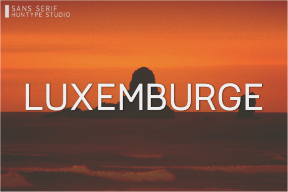 Luxemburge: A Modern Sans Serif Font for Editorial Design