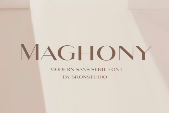 Maghony: A Modern Sans Serif Font for Digital Design