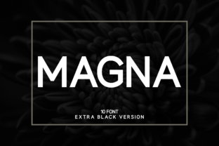 Magna Extra Black: A Modern Typeface for Handmade Creations