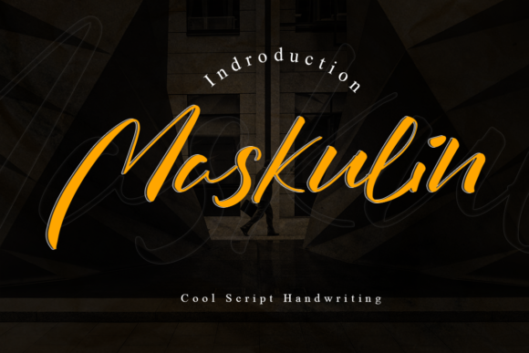 Maskulin: A Modern Handwritten Font for Creative Branding