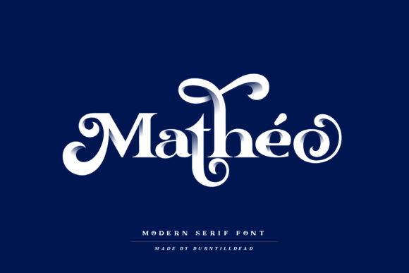 Matheo: A Bold Serif Font for Modern Web Design