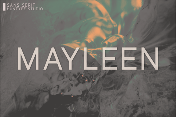 Mayleen: A Modern Sans Serif Font for Campaign Creativity