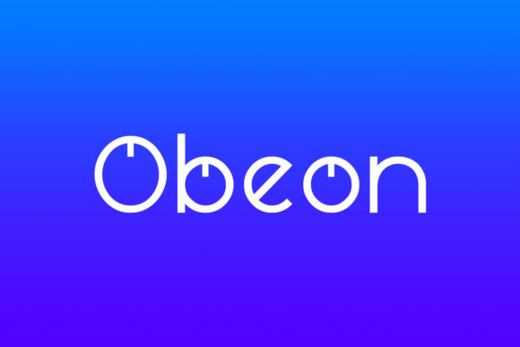Obeon: A Modern Sans Serif Font for Digital Creatives