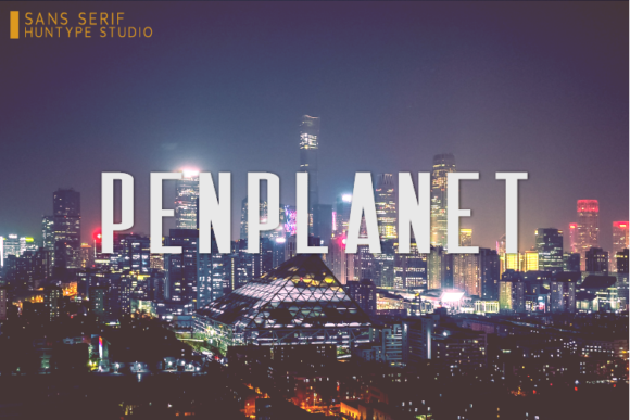 Penplanet: A Modern Sans Serif Font for Editorial Elegance