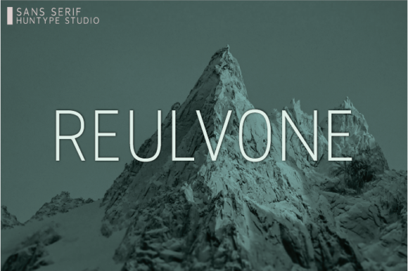 Reulvone: A Designer's Take on a Modern Sans Serif