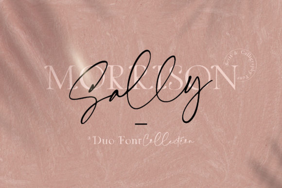 Sally Morrison Duo Font for Handmade Creations