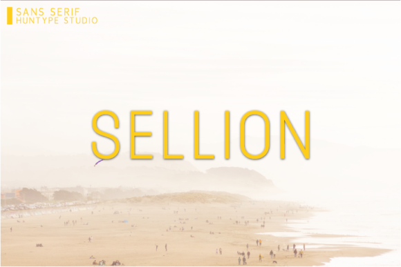 Sellion: A Modern Sans Serif Font for Web Design