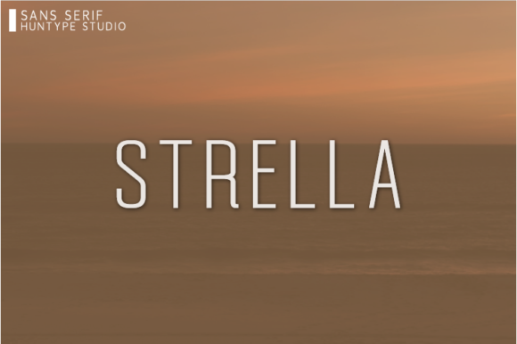 Strella: A Modern Sans Serif Font for Branding Projects