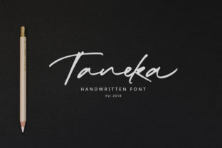 Taneka: A Modern Handwritten Font for Editorial Design