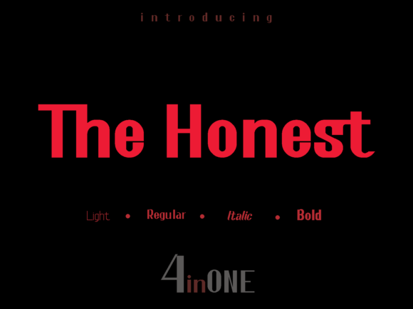 The Honest Sans Serif Font for Bold Digital Design
