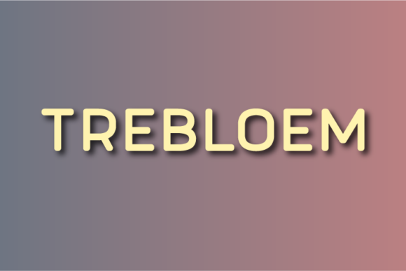 Trebloem: A Modern Sans Serif Font for Web Design