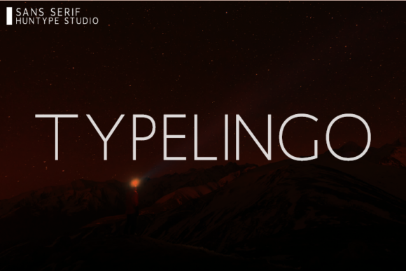Typelingo: A Modern Sans Serif Font for Web Design
