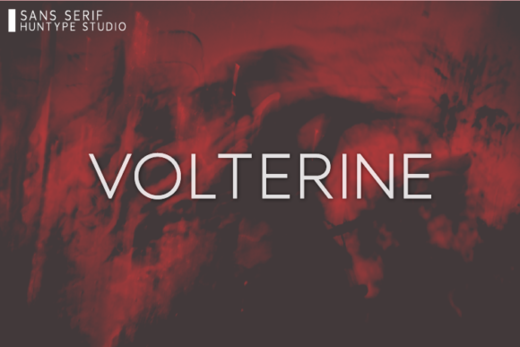 Volterine: A Modern Sans Serif Font for Branding Projects